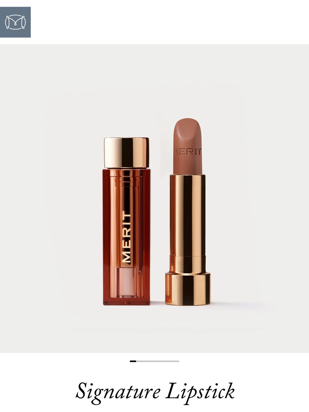 MERIT Signature Lipstick — Slip